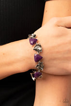 Load image into Gallery viewer, Pumped Up Prisms Purple Bracelet