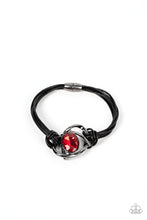 Load image into Gallery viewer, Keep Your Distance Red Magnetic Bracelet