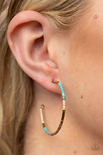 Load image into Gallery viewer, Joshua Tree Tourist Brass Hoop Earrings