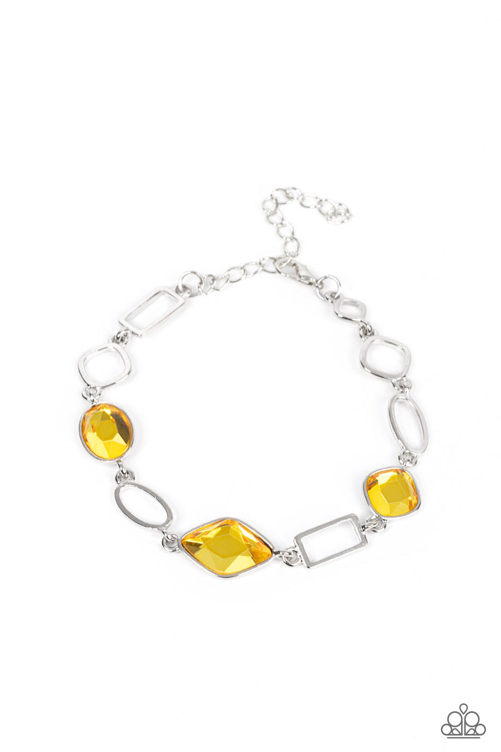 Dazzle for Days Yellow Bracelet