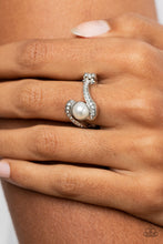 Load image into Gallery viewer, Envious Enrapture White Skinny Band Ring