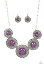Load image into Gallery viewer, Detail Orientated Purple Necklace