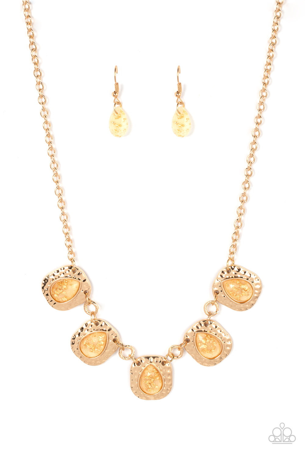 Mayan Masterpiece Gold Necklace