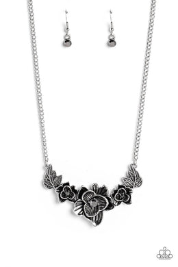 Botanical Breeze Silver Necklace