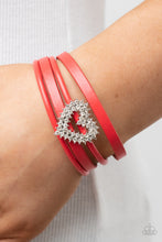 Load image into Gallery viewer, Wildly in Love Red Magnetic Bracelet