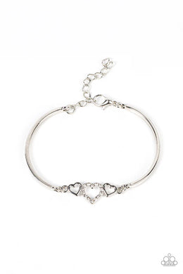 Cupid's Confessions White Bracelet