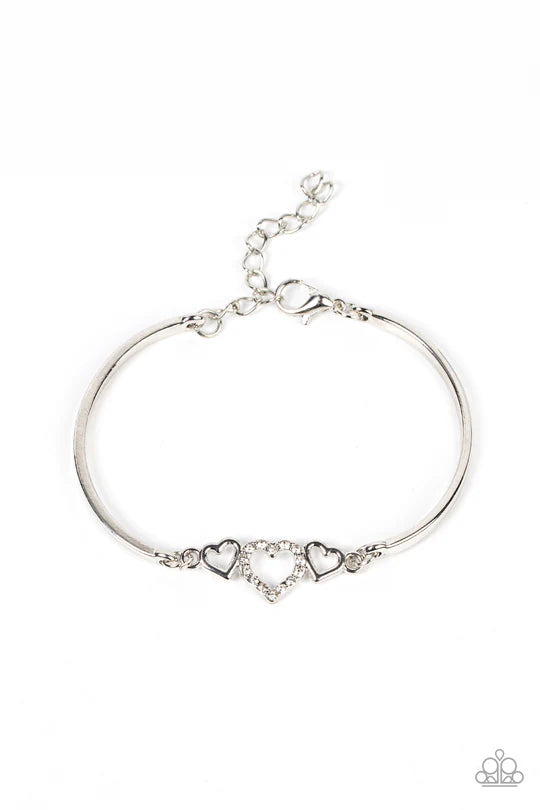 Cupid's Confessions White Bracelet