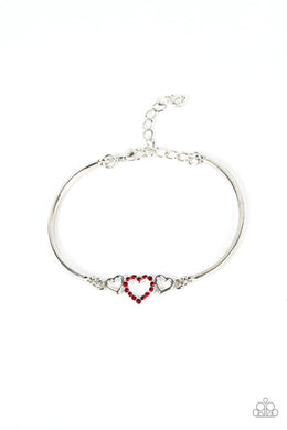 Cupid's Confessions Red Bracelet