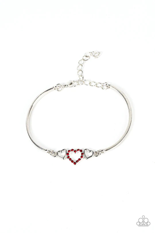 Cupid's Confessions Red Bracelet