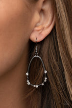 Load image into Gallery viewer, Ready Or YACHT Black Earrings