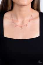 Load image into Gallery viewer, Lunar Lagoon Copper Necklace