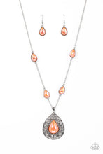 Load image into Gallery viewer, Magical Masquerade Orange Necklace