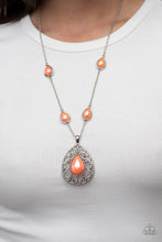 Load image into Gallery viewer, Magical Masquerade Orange Necklace