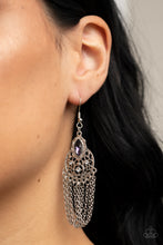 Load image into Gallery viewer, Pressed for CHIME Purple Earrings