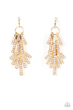Load image into Gallery viewer, Fan of Glam Gold Earrings