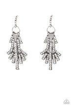 Load image into Gallery viewer, Fan of Glam White Earrings