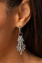 Load image into Gallery viewer, Fan of Glam White Earrings