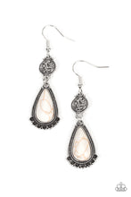 Load image into Gallery viewer, Montana Mountains White Earrings