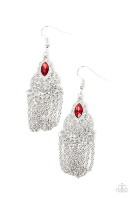 Pressed for CHIME Red Earrings
