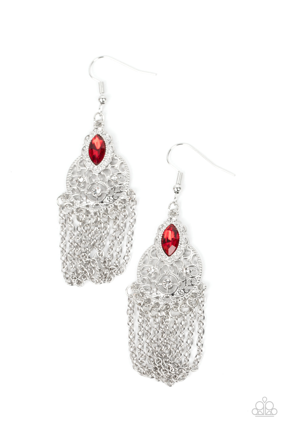 Pressed for CHIME Red Earrings