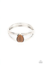 Load image into Gallery viewer, Enhanced Enchantment Brown Hinged Bracelet