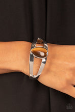 Load image into Gallery viewer, Enhanced Enchantment Brown Hinged Bracelet