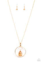Load image into Gallery viewer, Swinging Shimmer Gold Necklace
