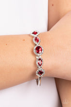 Load image into Gallery viewer, Simmer on GLOW Red Cuff