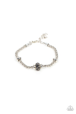 Downtown Decoupage Silver Bracelet