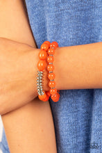 Load image into Gallery viewer, La Vida Vacation Orange Bracelet