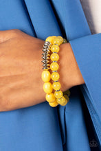 Load image into Gallery viewer, La Vida Vacation Yellow Bracelet