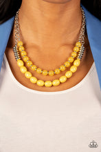 Load image into Gallery viewer, Venetian Voyage Yellow Necklace