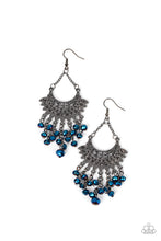 Load image into Gallery viewer, Chromatic Cascade Blue Earrings