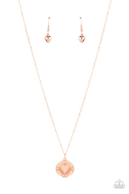 Lovestruck Shimmer Copper Necklace