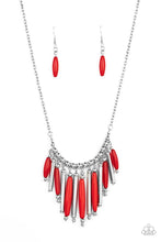 Load image into Gallery viewer, Bohemian Breeze Red Necklace