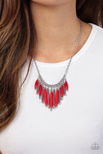 Load image into Gallery viewer, Bohemian Breeze Red Necklace