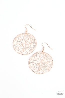 Autumn Harvest Rose Gold Earrings