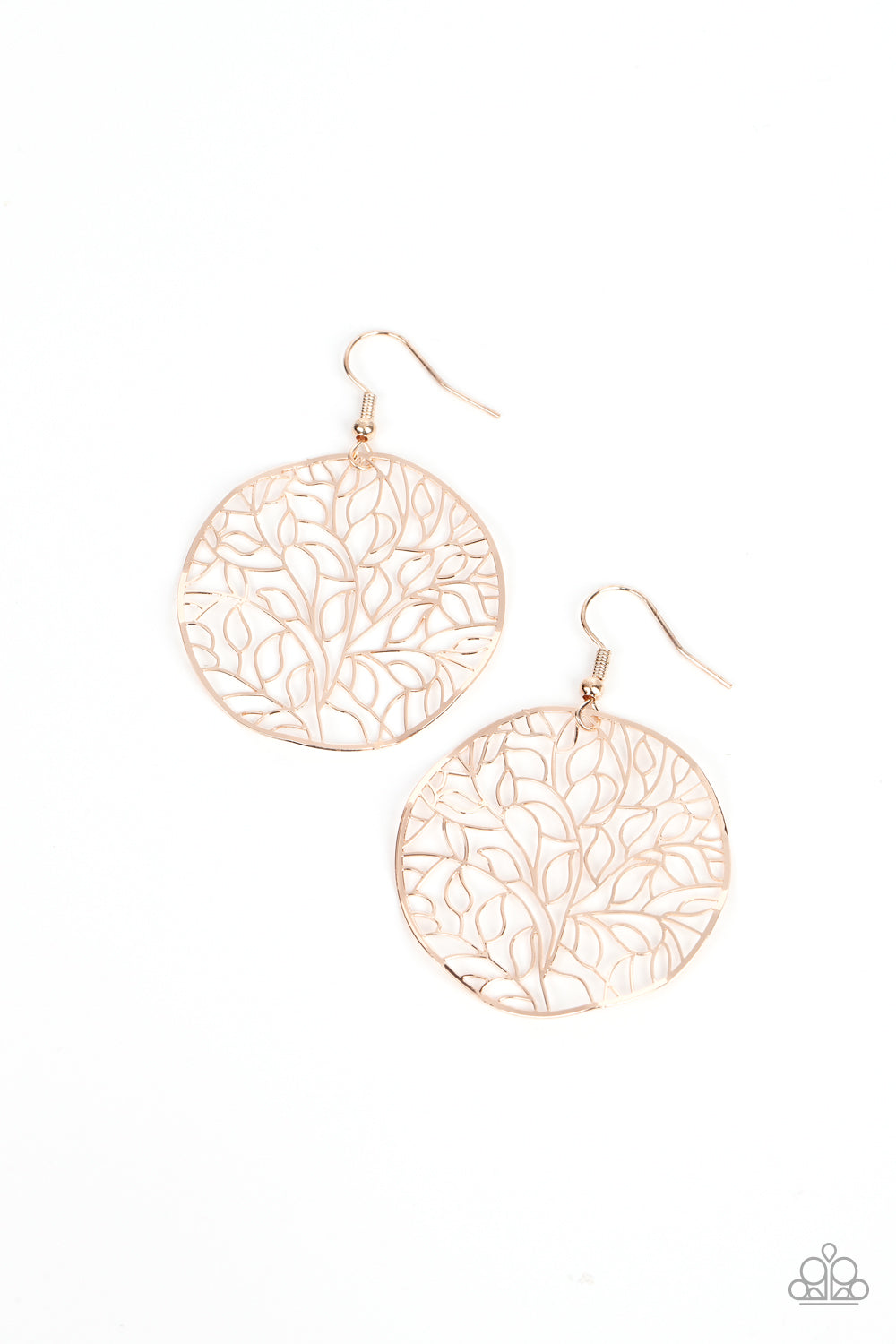 Autumn Harvest Rose Gold Earrings