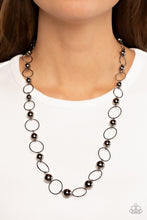 Load image into Gallery viewer, Metro Milestone Black Necklace