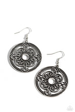 Load image into Gallery viewer, Mandala Meditation Silver Earrings