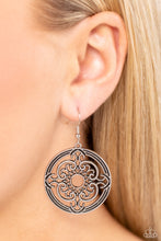 Load image into Gallery viewer, Mandala Meditation Silver Earrings