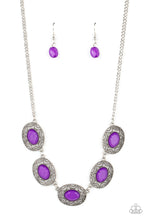 Load image into Gallery viewer, Sunshiny Shimmer Purple Necklace