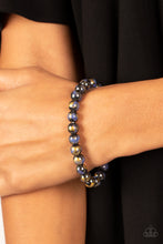 Load image into Gallery viewer, Astro Artistry Blue Glass Bead Bracelet