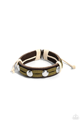 Ready to Ride Green Pull Cord Urban Bracelet