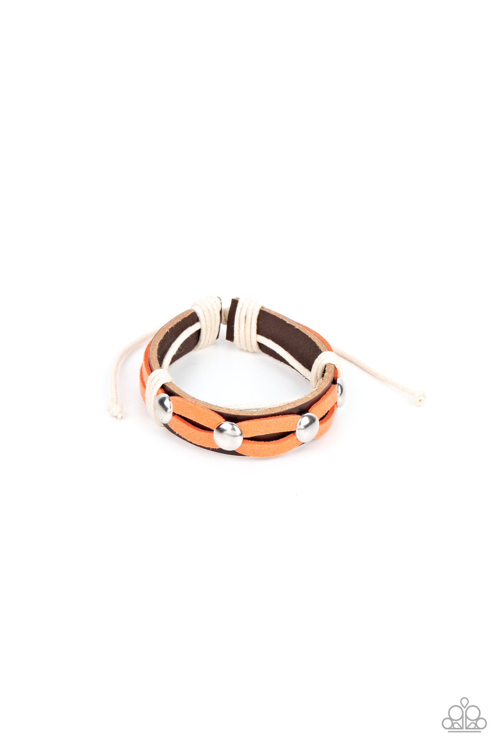 Ready to Ride Orange Pull Cord Urban Bracelet