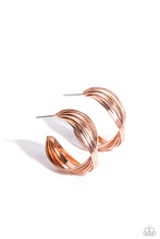 Load image into Gallery viewer, Curvy and Worthy Copper Earrings