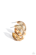 Load image into Gallery viewer, Curvy and Worthy Gold Hoop Earrings