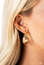 Load image into Gallery viewer, Curvy and Worthy Gold Hoop Earrings