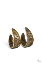 Load image into Gallery viewer, Marketplace Mixer Brass Hoop Earrings