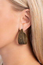 Load image into Gallery viewer, Marketplace Mixer Brass Hoop Earrings